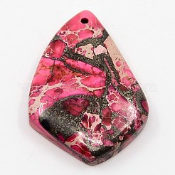 Синтетический регалит / имперская яшма / подвески из яшмы с морскими осадками&nbsp;G-K002-M02