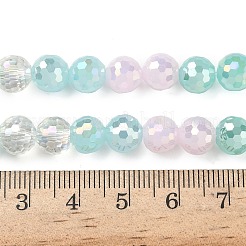 Стеклянные бусины с гальваническим покрытием &nbsp;EGLA-D300-06-8mm-15