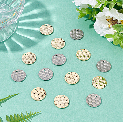 40 шт. подвески из нержавеющей стали 201 двух цветов&nbsp;STAS-DC0008-20