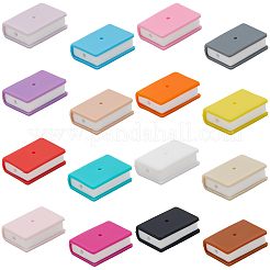 16 шт. 16-х цветные пищевые силиконовые бусины&nbsp;SIL-PA0001-18