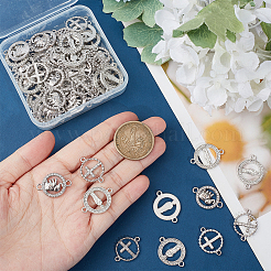 60 шт. 3 стиля подвески-соединители из сплава с кристаллами и стразами&nbsp;FIND-HY0002-57