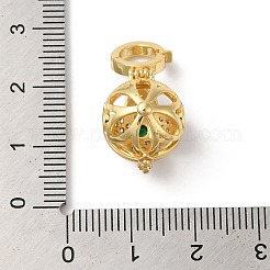 Латунная стойка с микропаве из кубического циркония&nbsp;KK-A222-02B-G