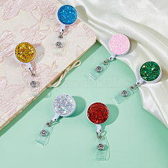 6 шт. 6-цветная блестящая катушка из АБС-пластика для значков&nbsp;FIND-DC0007-69