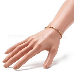 Браслеты-цепочки Rolo из нержавеющей стали 304&nbsp;X-BJEW-JB06447-03