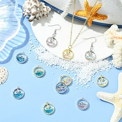 11шт 11 цвета подвески из сплава стекла&nbsp;FIND-CJ0004-97