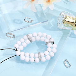 6 шт. латунные застежки-усилители в виде арахиса&nbsp;KK-CA0002-01P