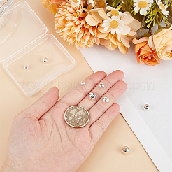 8шт 4 стиля 925 бусины из стерлингового серебра&nbsp;STER-BC0002-13