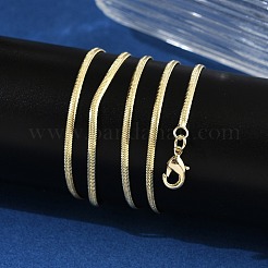 2 мм стойка покрытие латунные цепочки елочка ожерелья для женщин мужчин&nbsp;MAK-L044-20G