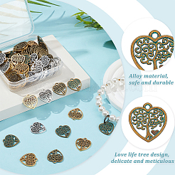 Подвески из сплава 120шт 4 цветов&nbsp;FIND-GO0003-26