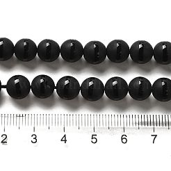 Окрашенные естественный агат круглый шарик нити&nbsp;LS-G-J271-10-8mm