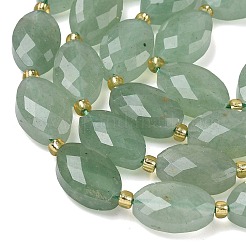 Естественный зеленый авантюрин бисер нитей&nbsp;G-A295-A05-01