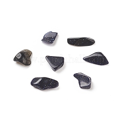 Синтетические бусины из голубого авантюрина&nbsp;G-O103-25