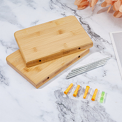 Полка для товаров из древесины&nbsp;WOOD-WH0427-17