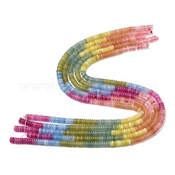 Нити бусин из вишневого кварцевого стекла&nbsp;G-H333-02C