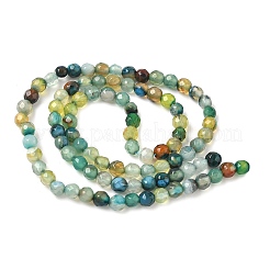 Природный агат бисер нитей&nbsp;G-H302-A01-08