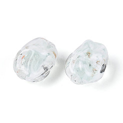 Нити из бусин ручной работы в технике лэмпворк и блестящих бусинок&nbsp;LAMP-T023-29F