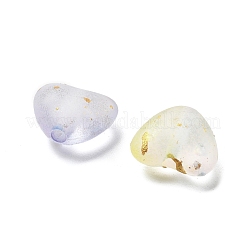 Матовые прозрачные акриловые бусины&nbsp;X-OACR-F013-01