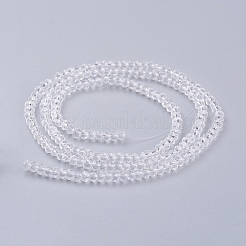 Прозрачные стеклянные бусины&nbsp;X-GLAA-R135-2mm-10