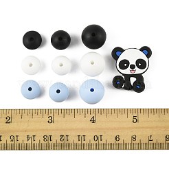 40шт 10 стиля силиконовые бусины&nbsp;SIL-FS0001-27A