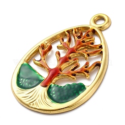 Подвески из нержавеющей стали 304 с эмалью&nbsp;STAS-S163-34G-01