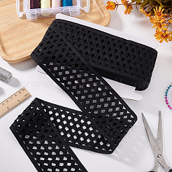 10 ярд полиэстеровой эластичной широкой тесьмы&nbsp;DIY-FG0006-44B