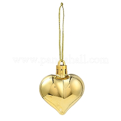 День святого Валентина гальванические пластиковые подвески в форме сердца украшения&nbsp;KY-D020-02A