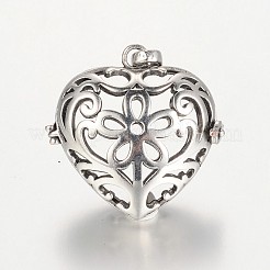 Стойки для полых полых латунных сердечных подвесок&nbsp;KK-E665-03M-NF