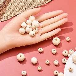 Набор для изготовления ювелирных изделий из круглых деревянных бусин своими руками&nbsp;DIY-YW0005-01