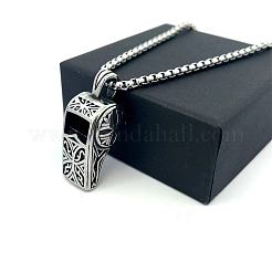 Кулон-свисток в стиле панк из нержавеющей стали 304&nbsp;BE9352