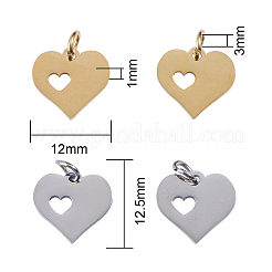 20 шт. подвески из нержавеющей стали 304 двух цветов&nbsp;STAS-CJ0001-154