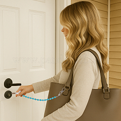 4шт брелок из синтетической бирюзы и магнезита в 2 стилях&nbsp;KEYC-NB00022