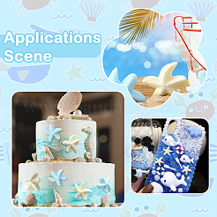 Кабошоны из непрозрачной смолы&nbsp;RESI-SC0036-45