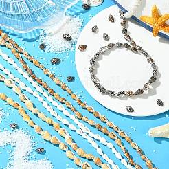 4 нить 4 цвета натуральные пресноводные ракушки бусины нити&nbsp;SHEL-CJ0001-38