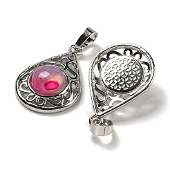 Подвески из натурального полосатого агата&nbsp;G-Q158-05P-01