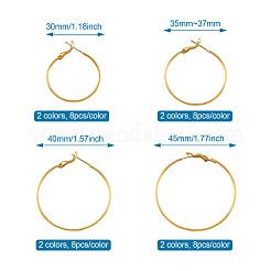 Латунные серьги обруча&nbsp;KK-TA0007-79-NF