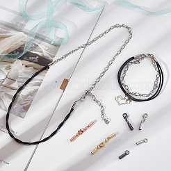 24 шт. 4-х цветные латунные карабины-клешни&nbsp;KK-PH0002-96