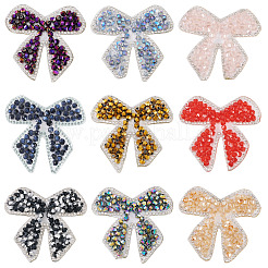 9 шт. 9-х цветные заплатки из полиэфирной ткани&nbsp;PATC-TA0001-30