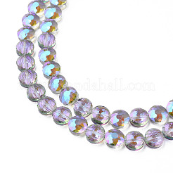 Гальванизируйте прозрачное стекло бисер нитей EGLA-N002-38-C02