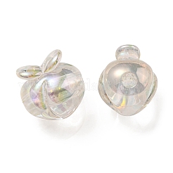 УФ-покрытие радужными переливающимися акриловыми бусинами&nbsp;OACR-F004-02G