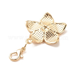 Подвесные украшения из сплава эмали&nbsp;HJEW-JM00657-01