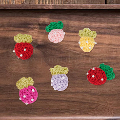 12 шт. 6 цвета шерстяные аксессуары для ручного вязания крючком&nbsp;DIY-DR0001-09