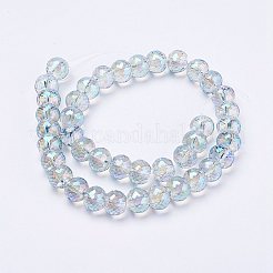 Гальванические стеклянные бусины&nbsp;EGLA-P027-FR06