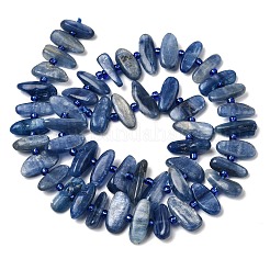 Натуральный кианитовые бисер пряди&nbsp;G-L649-A01-01