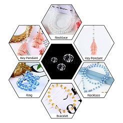 Прозрачные стеклянные бусины&nbsp;GLAA-GA0001-01