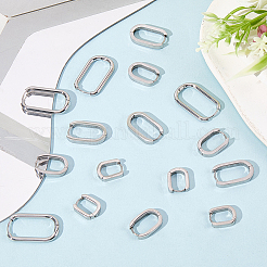 8 пара серег-колец Huggie Hoop из нержавеющей стали 304&nbsp;EJEW-SC0001-76P