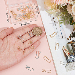 32 шт. 2 цвета латунные крючки для серег&nbsp;KK-BBC0022-95