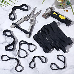 50 шт. 4 вида синтетических резинок&nbsp;DIY-NB0014-91