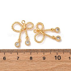 Латунные микро проложить кубического циркония подвески&nbsp;KK-K382-59G