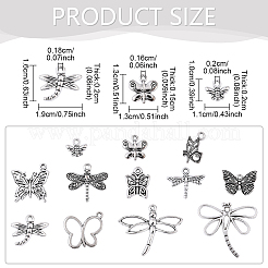 60шт 12 стиля подвески из сплава в тибетском стиле&nbsp;TIBEP-YW0002-13