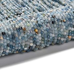 Природные Аквамарин бисер нитей&nbsp;LS-G-RM2025-A17-3mm-A